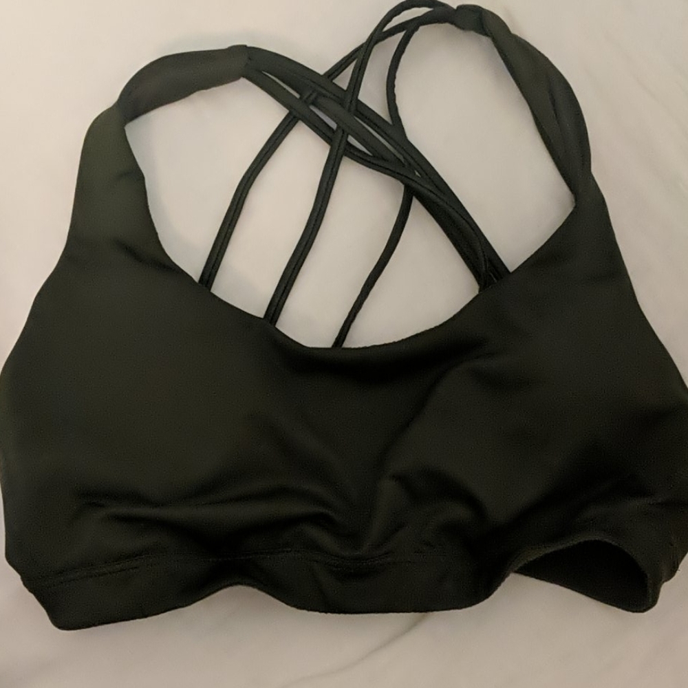 Victoria secret sports bra army green size small